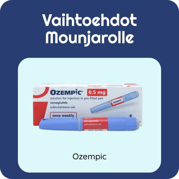 Vaihtoehdot Mounjarolle Ozempic