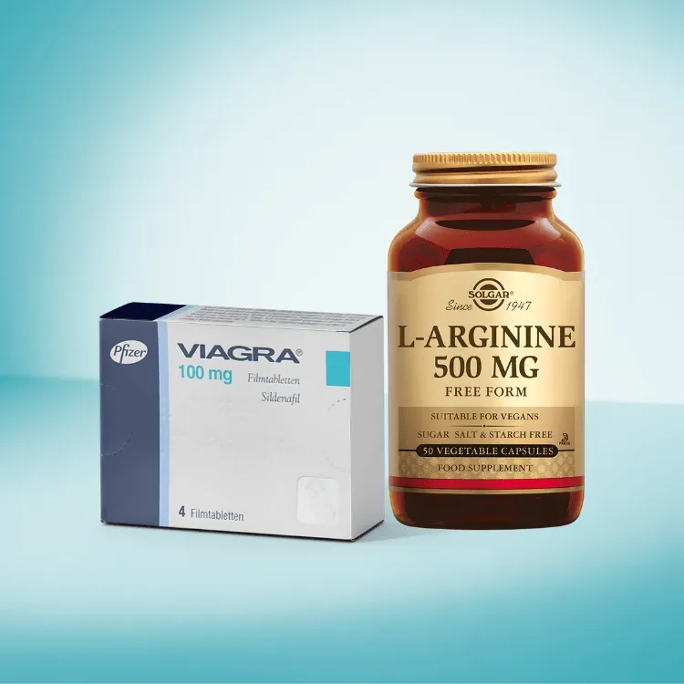 L-arginiini + Viagra